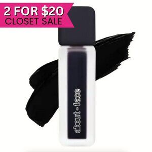 About Face Matte Paint It Lip Color Liquid Lipstick Black Night Sight NEW